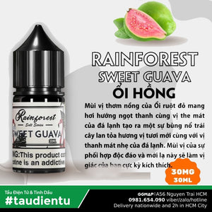 Tinh Du Vape V I The Mát Rainforest Usa Juice Eliquid Iced Sweet Guava Hút Saltnic 30 50 30Ml