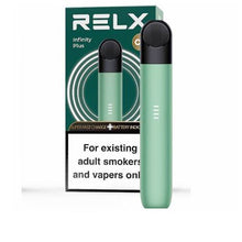 🔋☁️🌬️Bộ tẩu hút Relx Infinity Plus Vape Pod System Kit đốt tinh dầu hút Salt Nic Màu Xanh Ngọc Morning Dew