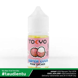 Tinh Du Vape V Vi The Mát M Tokyo Super Cool Usa Juice Eliquid Iced Pink Lychee Hút Salt Nic 35 30Ml