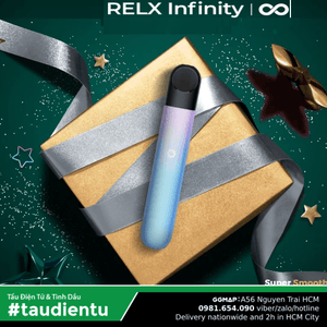 B Tu Hút Relx Infinity Vape Pod System Kit T Tinh Du Salt Nic Màu Xanh Bu Tri Sky Blush
