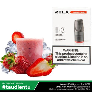 U Hút Vape V Dâu The Mát Tu Relx Pod System Tropical Fruit Juice Eliquid Ice Strawberry Tinh Du Salt