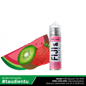 Tinh Du Vape M V Dâu Kiwi Da Hu Fiji Strawberry Watermelon Juice Eliquid Hút Tu Freebase 3 100Ml