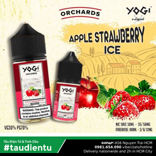 Tinh Du Vape M V Táo Dâu The Mát Chua Ngt Yogi Orchards Ice Apple Strawberry Juice E-Liquid Hút Tu