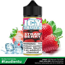 Tinh Du Vape M V Dâu The Icy Fruity Usa Juice Eliquid Strawberry Ice Hút Tu Freebase 3 100Ml