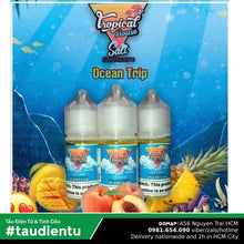 Tinh Du Vape M V Xoài Ào Da The Mát Tropical House Ocean Trip Juice Vape E-Liquid Mango Peach