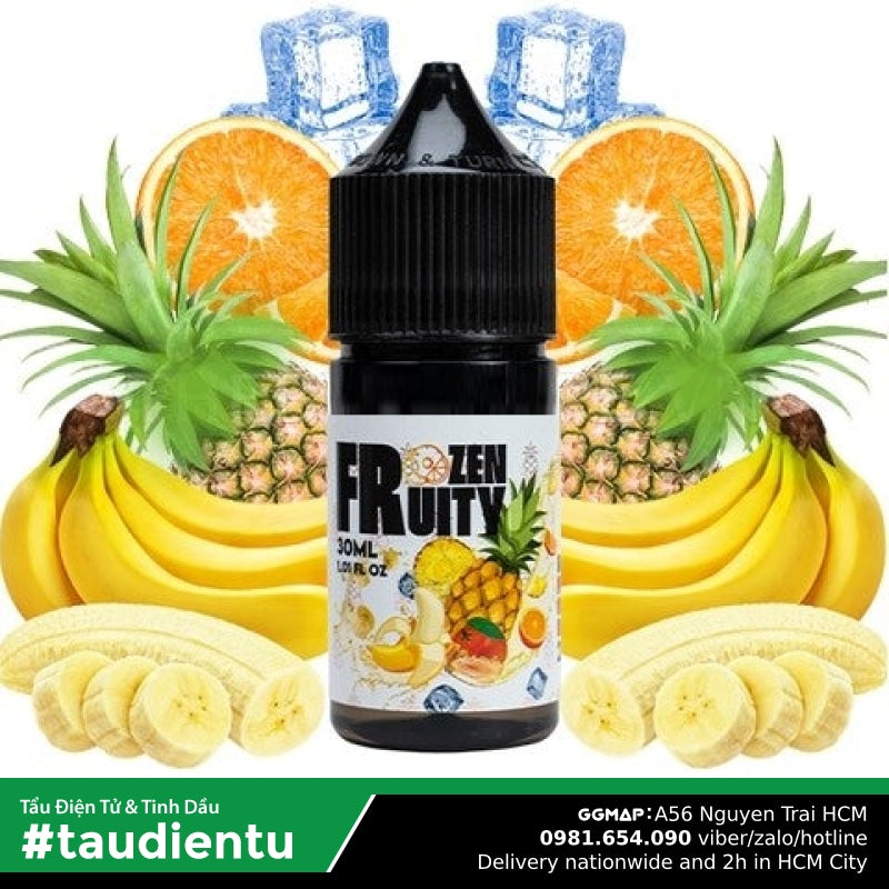 Tinh Du Vape V Da Kt Hp Chui Cam The Mát M Frozen Fruity Usa Juice Eliquid Iced Pineapple Orange