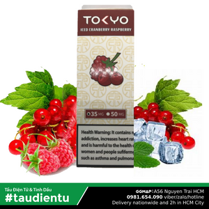 Tinh Du Vape V Mâm Xôi Nam Vit Quc The Mát M Tokyo Usa Juice Eliquid Iced Cranberry Raspberry Hút